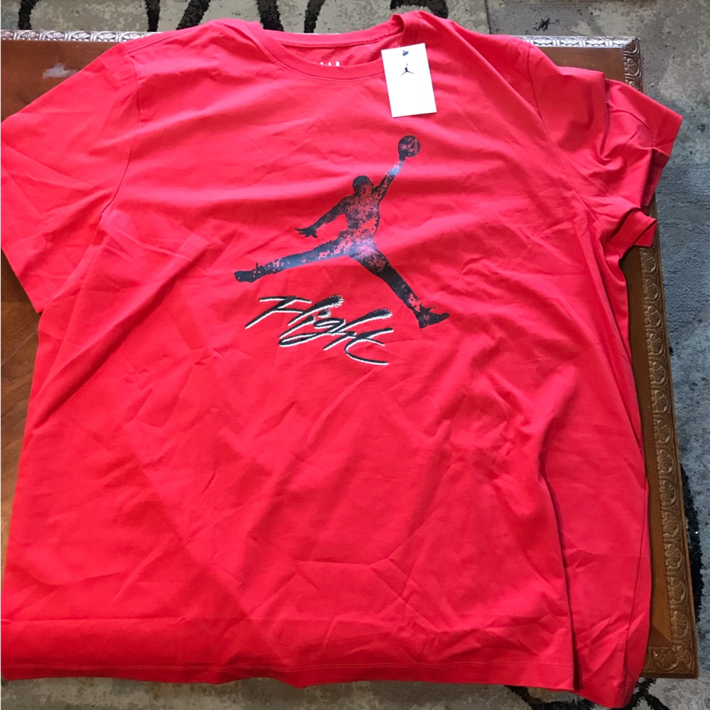 Air Jordan Red Jumpman Flight Tee Size 3XL - Picture 4 of 5